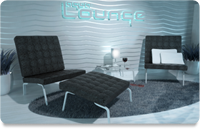 Aqua Lounge 3D Render