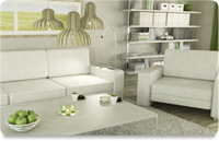 Living Room 3D Render